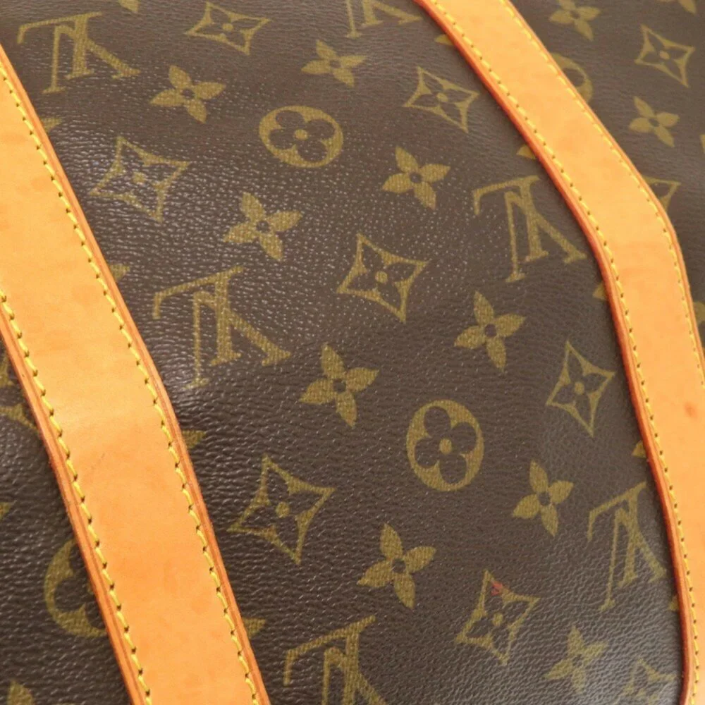 LOUIS VUITTON Brown Monogram Keepall 50 Boston Bag